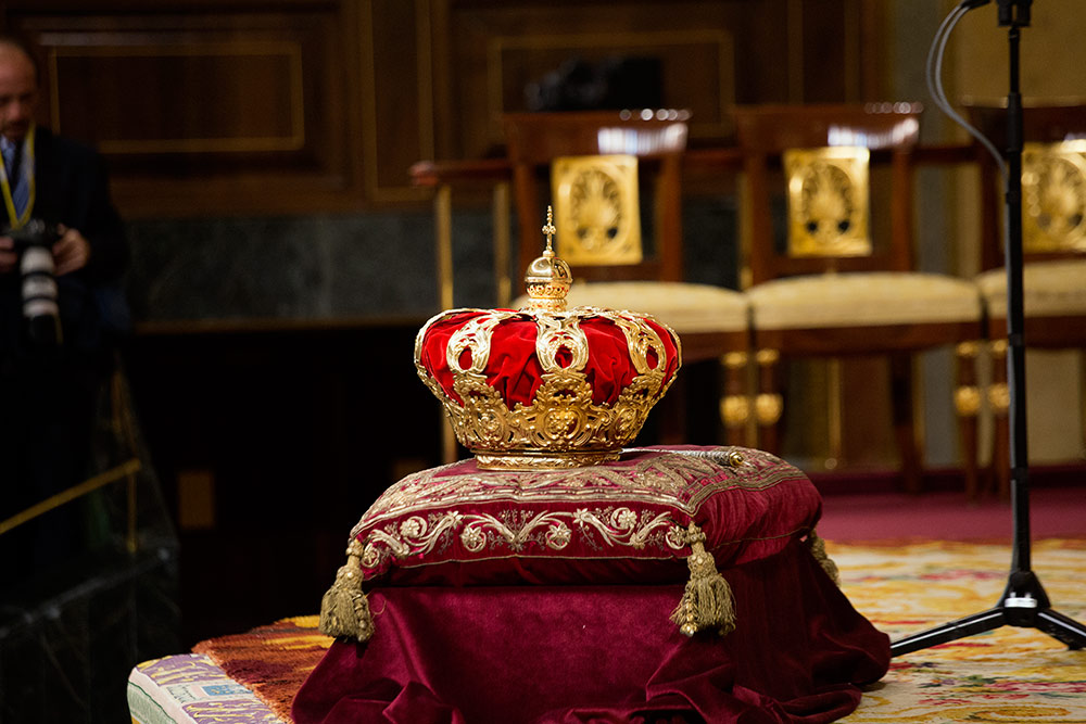 Fotografía de la proclamación del Rey Felipe VI